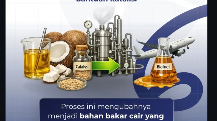Bio-jet Fuel dari Minyak Kelapa BRIN, Kurangi Emisi Sektor Penerbangan