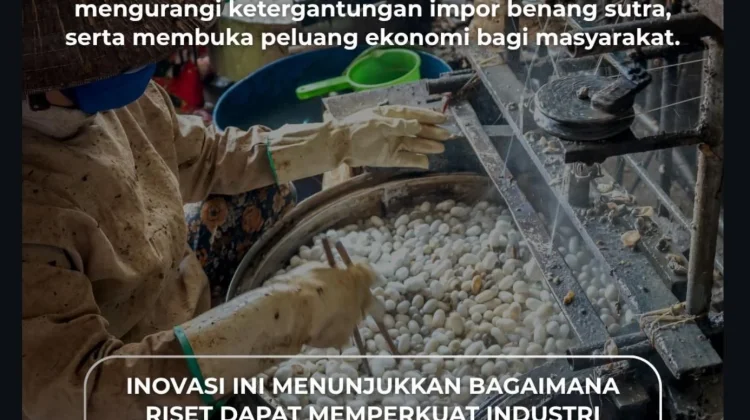 BRIN Gandeng Pemda Wajo Kembangkan Ulat Sutra Unggul Kurangi Impor