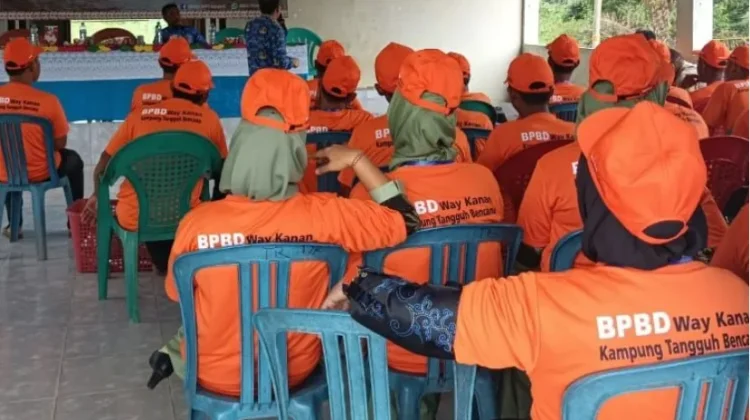 BPBD Way Kanan Bentuk 19 Kampung Tangguh Bencana