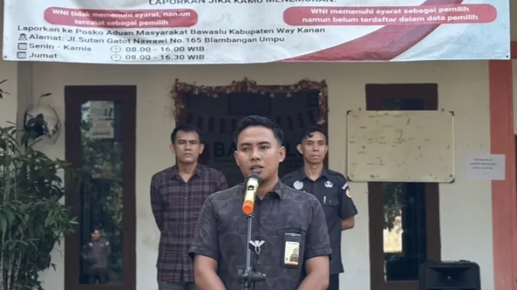 Bawaslu Way Kanan Tekankan Sinergi Antardivisi lewat Apel Mingguan