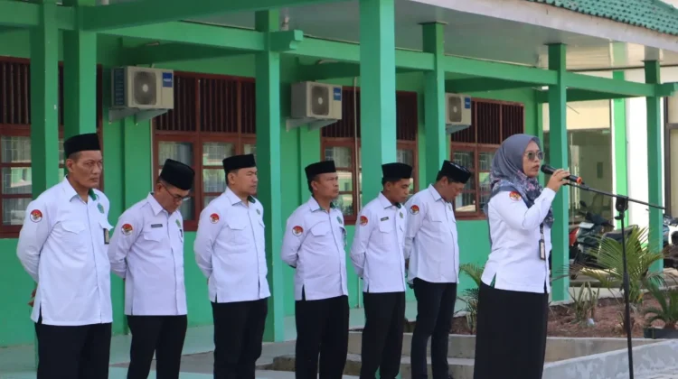 Kemenag Way Kanan Tekankan Profesionalisme ASN dalam Apel Pagi