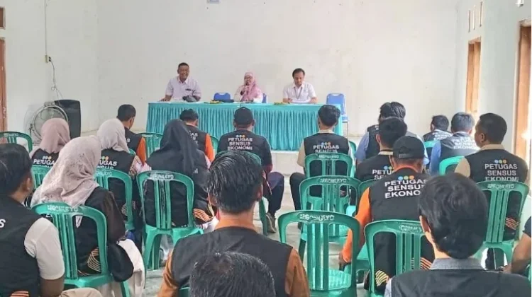 BPS Way Kanan Evaluasi Pendataan Sensus Ekonomi 2026
