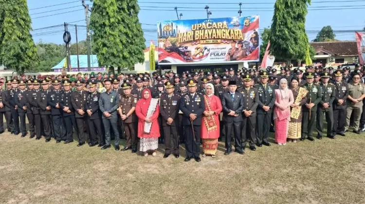 Dandim Way Kanan Hadiri HUT Bhayangkara, Perkuat Sinergi TNI-Polri