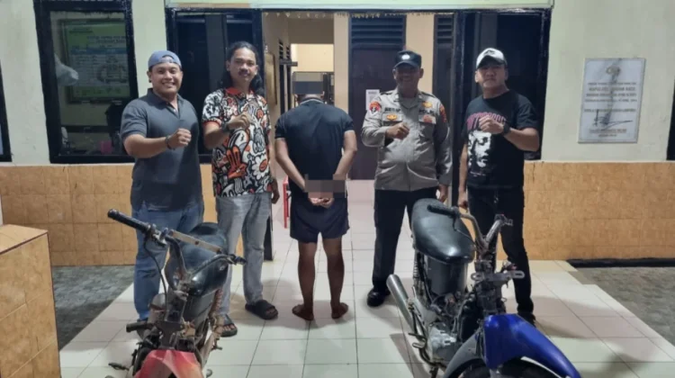 Polisi Tangkap Karyawan Pencuri Motor Rekan Kerja di Way Kanan