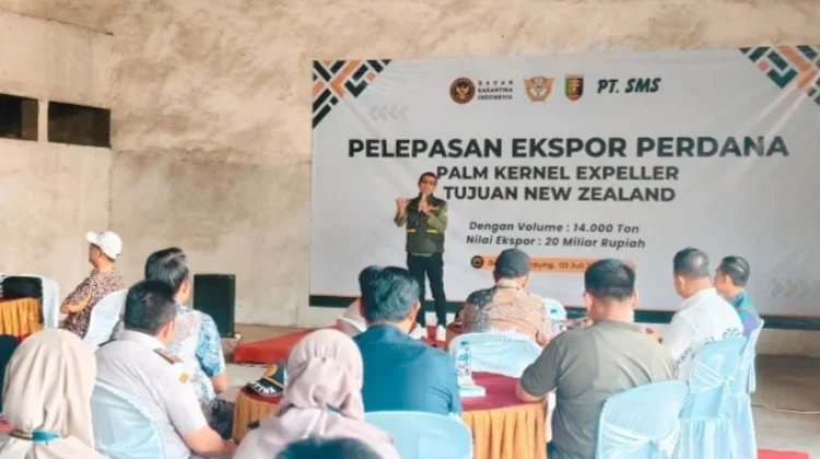 Karantina Lampung Catat Penambahan Eksportir Baru Palm Kernel Expeller