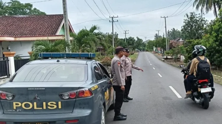 Polsek Way Tuba Gencarkan Patroli Dialogis Lewat Sabuk Kamtibmas