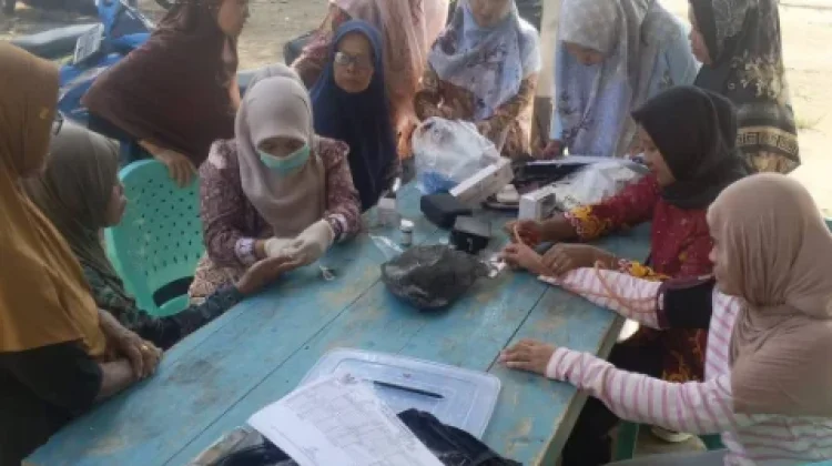 Puskesmas Way Tuba Gelar Posbindu PTM di Way Tuba Asri