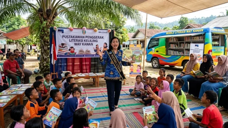Pustakawan Way Kanan Menjadi Penggerak Literasi Masyarakat