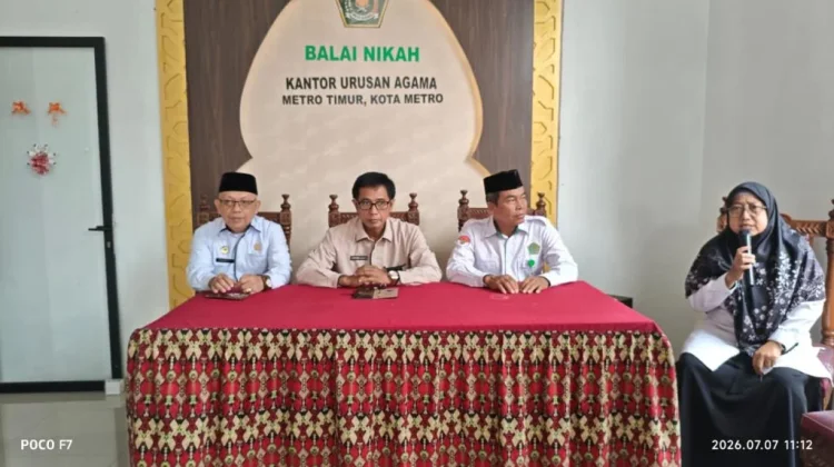 Kemenag Metro Supervisi Layanan Nikah Rujuk di KUA