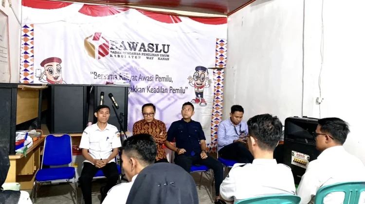 Bawaslu Way Kanan Evaluasi Pengawasan Masa Non Tahapan
