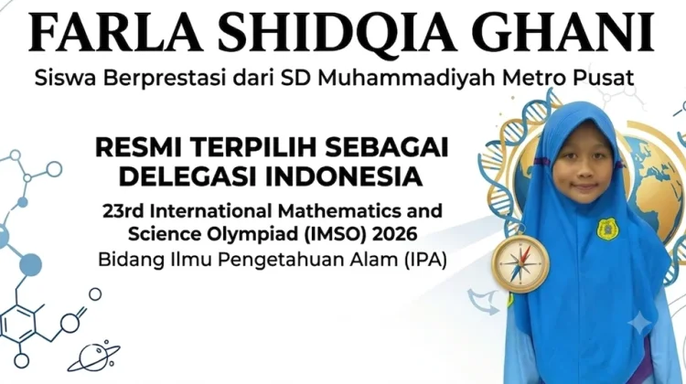 Siswa SD Metro Wakili Indonesia di IMSO 2026