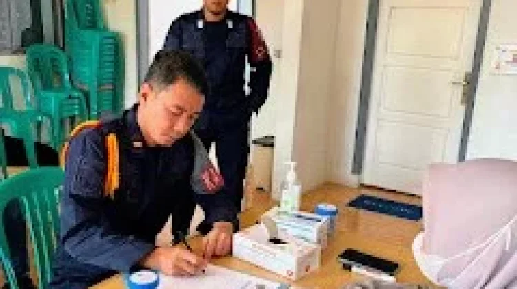 Lapas Way Kanan Gelar Tes Urine bagi Petugas