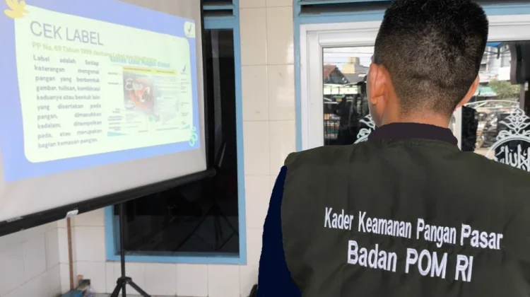 Balai POM Edukasi Pedagang Pasar Tentang Keamanan Pangan