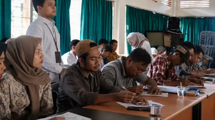 Ratusan Bumdes di Way Kanan Mengisi Kuisioner Sensus Ekonomi