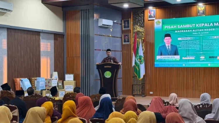 Kemenag Metro Hadiri Pisah Sambut MAN 1