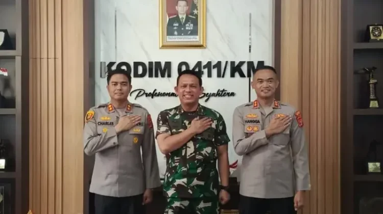Dandim 0411/KM Perkuat Sinergitas TNI-Polri