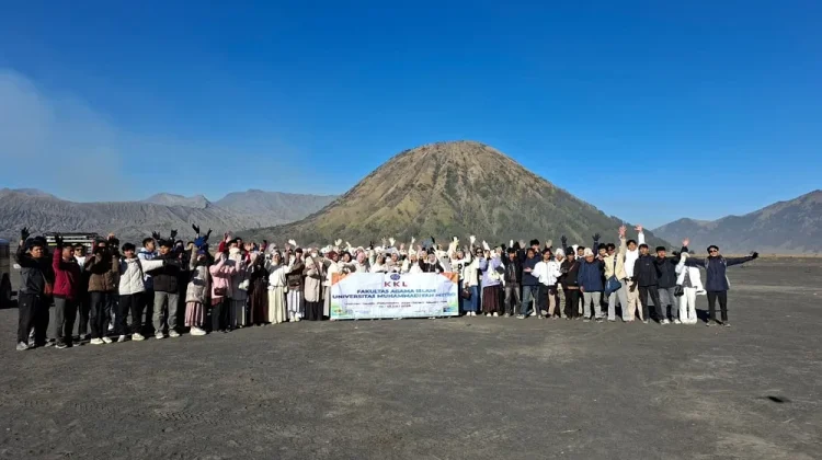 Mahasiswa FAI UM Metro Belajar di Bromo