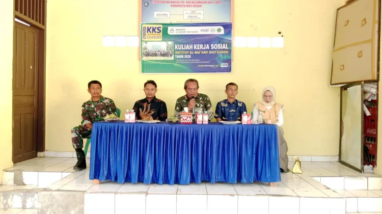 Institut Al-Ma'arif Terjunkan 30 Mahasiswa KKS ke Way Tuba