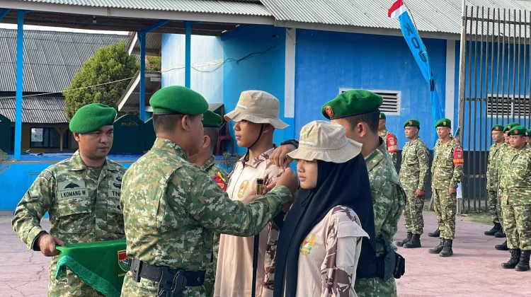 Dandim Way Kanan Buka Kegiatan Korp Kadet Republik Indonesia