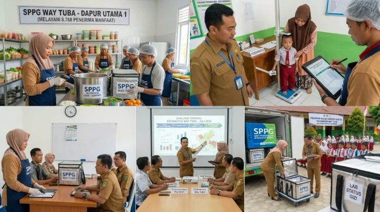 Pemantauan Dampak MBG Way Tuba Libatkan Berbagai Pihak