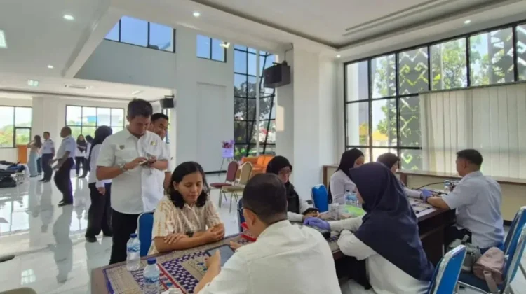 Peringati HUT Ke-9, BPTD Lampung Gelar Donor Darah dan Cek Kesehatan