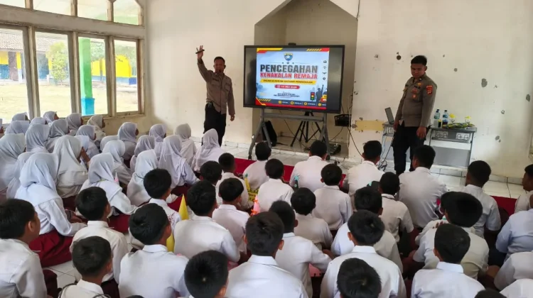 Polres Way Kanan Edukasi Antibullying di SMPN 5 Blambangan Umpu