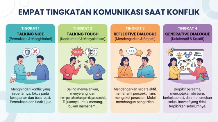 Empat Tingkatan Komunikasi saat Konflik