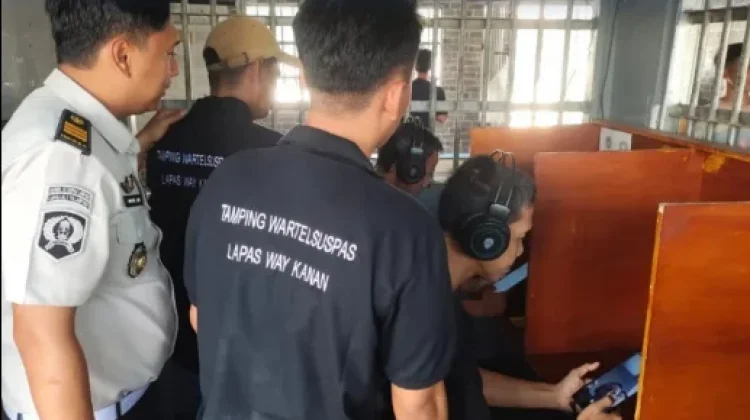 Lapas Way Kanan Perketat Pengawasan Wartelsuspas