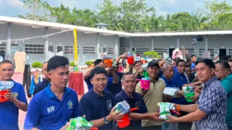 Lapas Way Kanan Salurkan Perlengkapan Mandi Warga Binaan