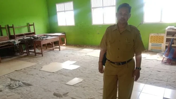 Ruang Kelas di SDN 1 Negeri Agung Rusak, Kepsek Beri Penjelasan
