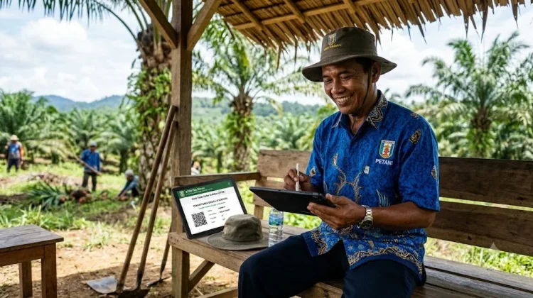 Petani Way Kanan Apresiasi Digitalisasi Layanan Perkebunan