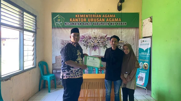KUA Banjit Perkuat Sinergi Siapkan Calon Pengantin