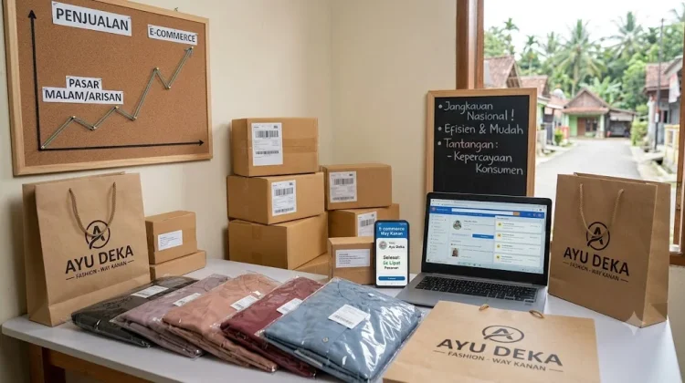 E-Commerce Tingkatkan Penjualan UMKM Fashion Way Kanan
