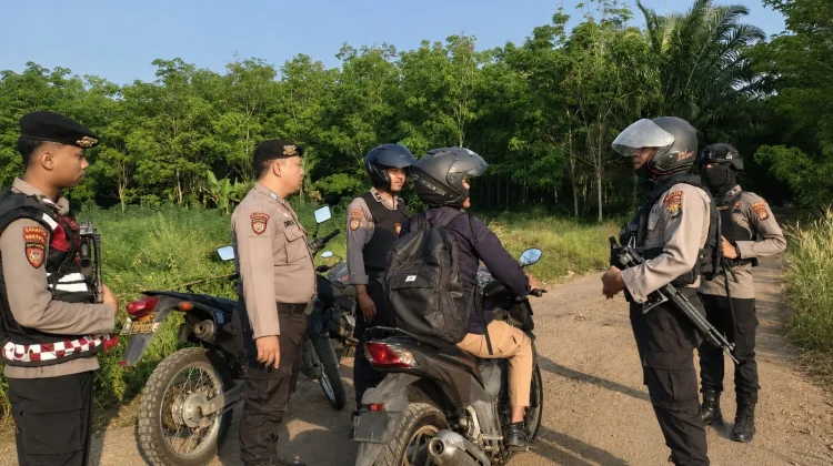 Polisi Way Kanan Patroli Preventif di Jalur Rawan Curanmor