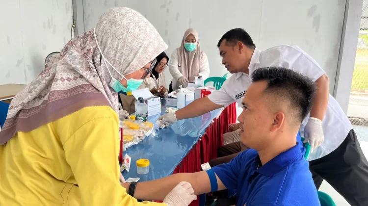 CKG Puskesmas Negeri Baru Layani 3.935 Warga