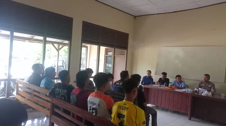 Polsek Kasui Tekankan Sportivitas Jelang Turnamen Sepak Bola