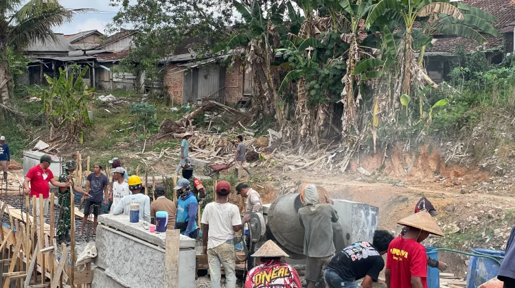 Progres Jembatan Perintis Garuda Kampung Serupa Indah Capai 88 Persen