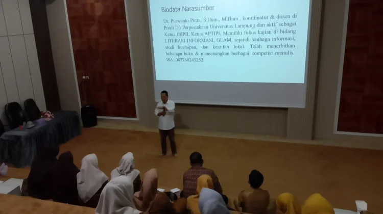 Dinas Perpustakaan Way Kanan Tingkatkan Literasi Informasi