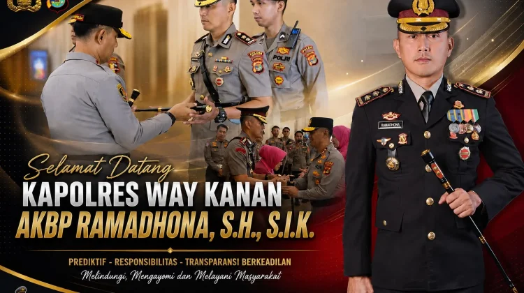 Profil Kapolres Way Kanan yang Baru AKBP Ramadhona, Lulusan Akpol 2009