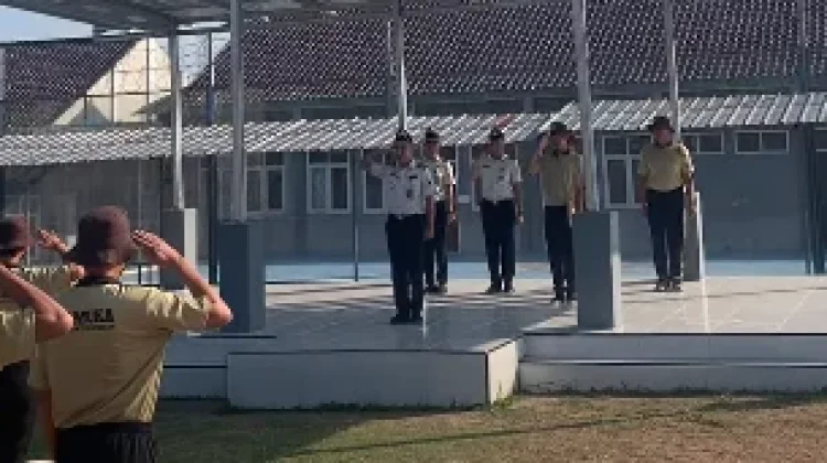 Lapas Way Kanan Perkuat Pembinaan Humanis lewat Pramuka