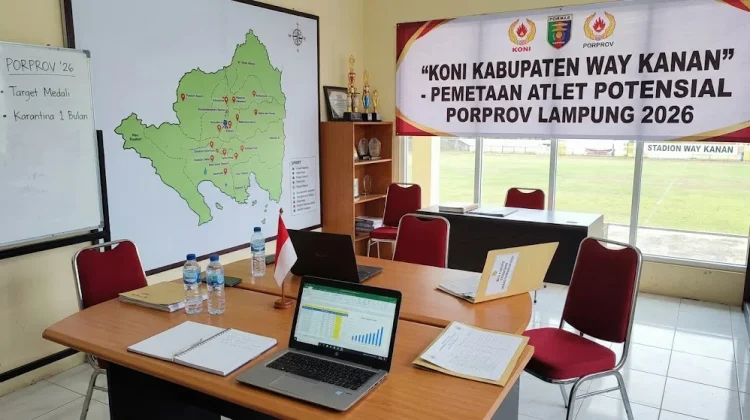 KONI Way Kanan Petakan Atlet untuk PORPROV 2026
