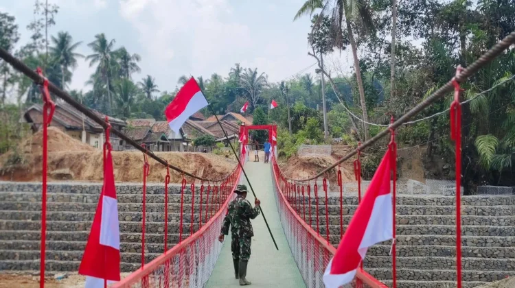 Jembatan Perintis Garuda Perkuat Akses Warga Sukosari