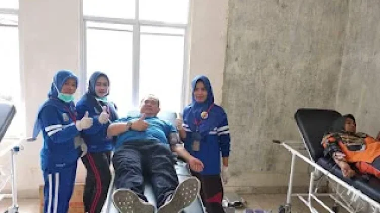 PMI dan RSUD ZAPA Gelar Donor Darah di Kampung Sidoarjo