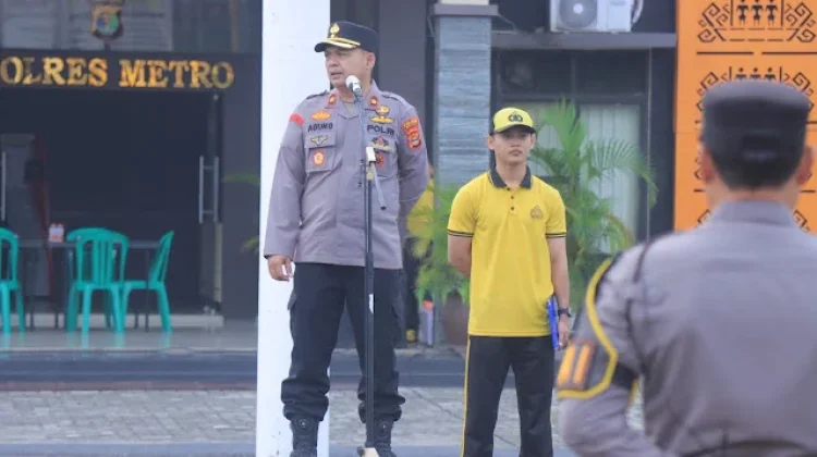 Wakapolres Metro Tegaskan Larangan Pelanggaran Anggota