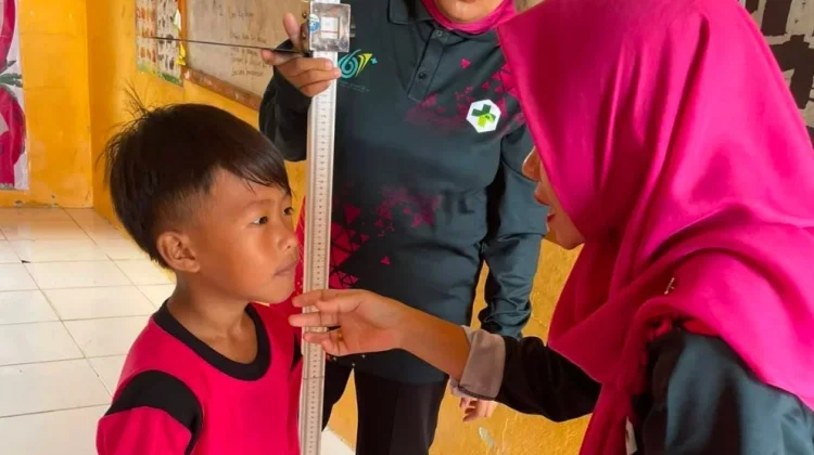 Puskesmas Negeri Agung Skrining Kesehatan Siswa SDN 01