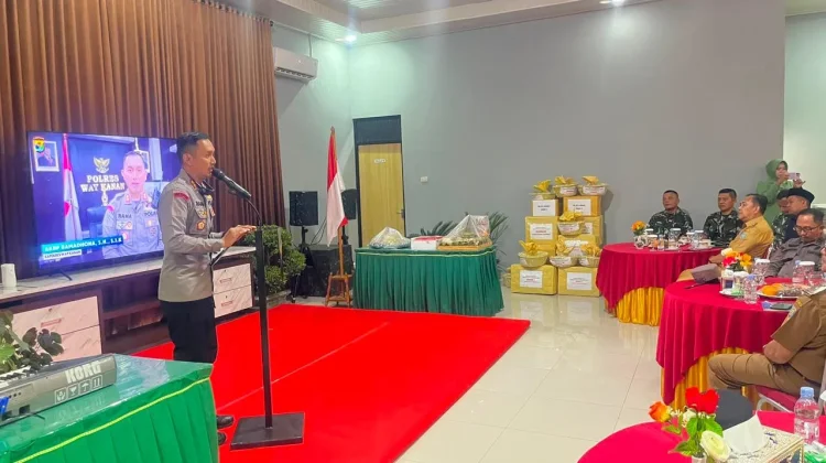 Kapolres Way Kanan Perkuat Sinergi TNI-Polri di HUT Lanudad