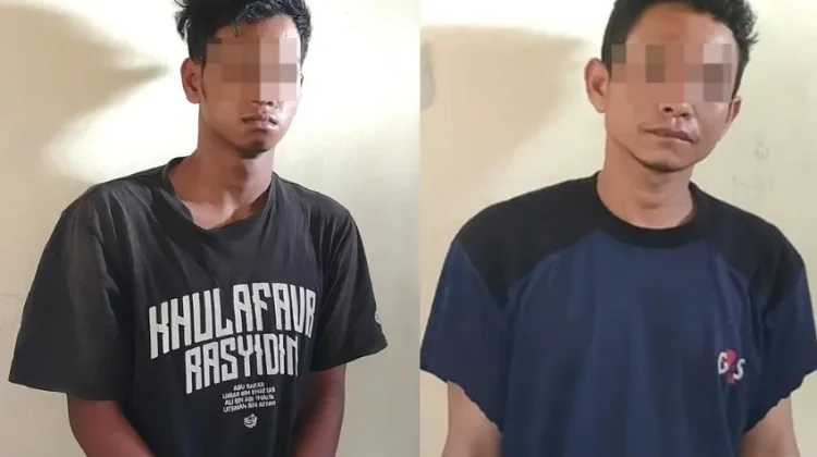 Polsek Way Tuba Bekuk Dua Pemuda Pelaku Pencurian Kabel