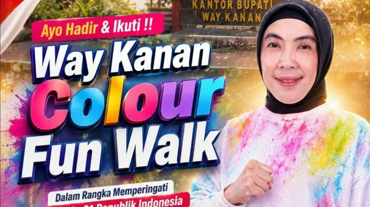 Way Kanan Colour Fun Walk Diundur 21 Agustus