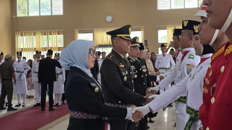 Bupati Way Kanan Kukuhkan Paskibraka 2026, Siap Bertugas pada HUT RI ke-81