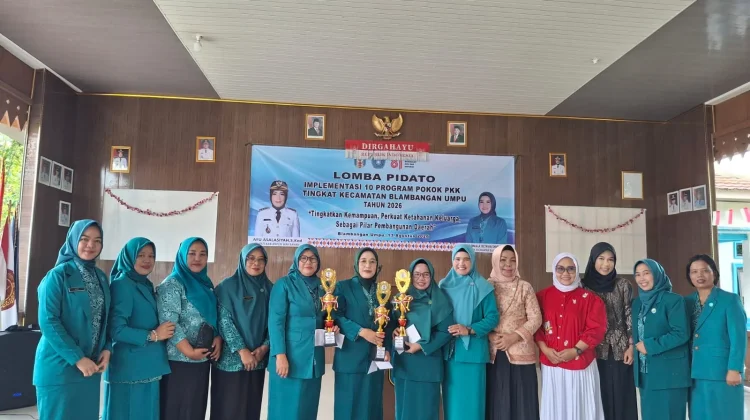 TP PKK Blambangan Umpu Gelar Lomba Pidato